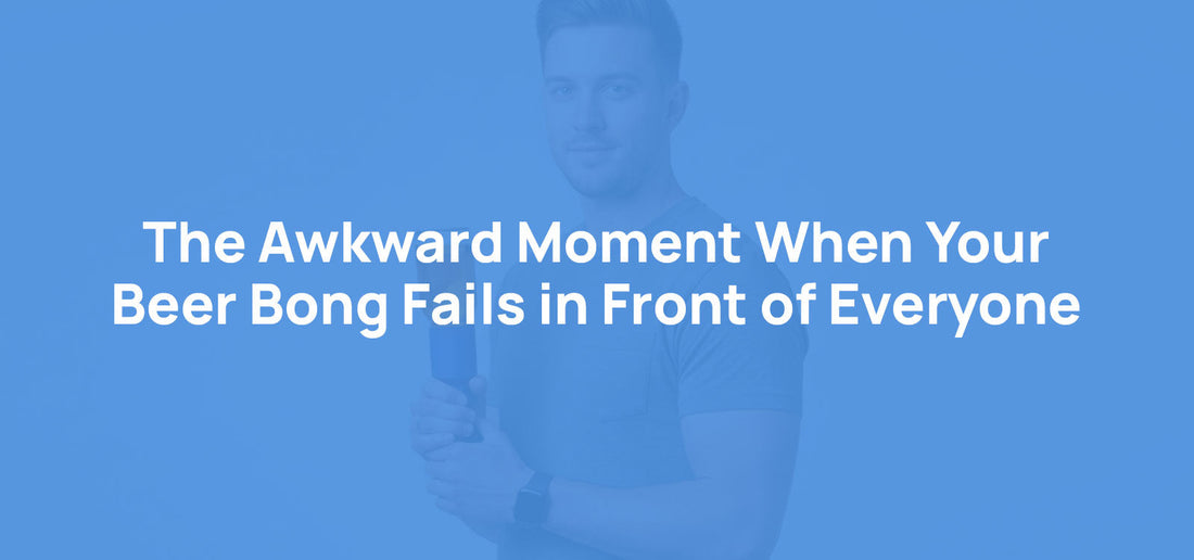 The Awkward Moment When Your Beer Bong Fails in Front of Everyone